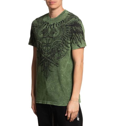 Affliction | Футболка мужская Alpha Strike Tee A27867 слева