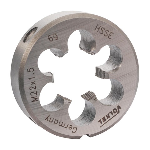 Плашка М22х1,5 DINEN22568 HSSE 6g 55х16мм Volkel 56494