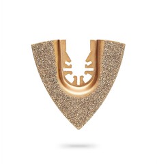 ЗУБР CARBIDE ВК8 Р60, 80 мм треугольное полотно с твердосплавной крошкой: твердое дерево, строительный раствор, клей, UniLock (15557)