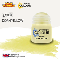 Краска акриловая Citadel Layer Dorn Yellow - 12мл.