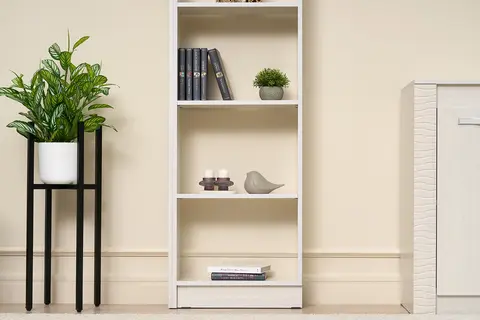 Стеллаж Монако ПН-19 ясень белый