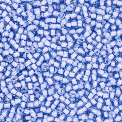 Японский бисер TOHO Round 11/0 (№933), окрашенный изнутри прозрачный