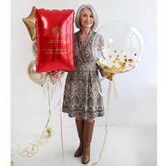 К Фигура, Пенсионное удостоверение, 21''/53 см, 1 шт.