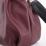 Сумка Саломея 607 наппа бордо + черный