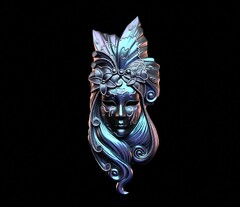 Силиконовый молд Венецианская маска 