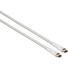 Кабель Belkin BoostCharge PRO Flex USB-C to USB-C Braided Silicone Cable, 2м, белый