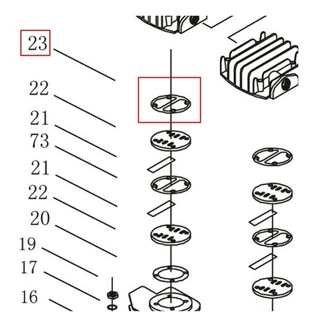 Основание QUATTRO ELEMENTI Storm/Aero/Cyclone клапана (770-209-023)