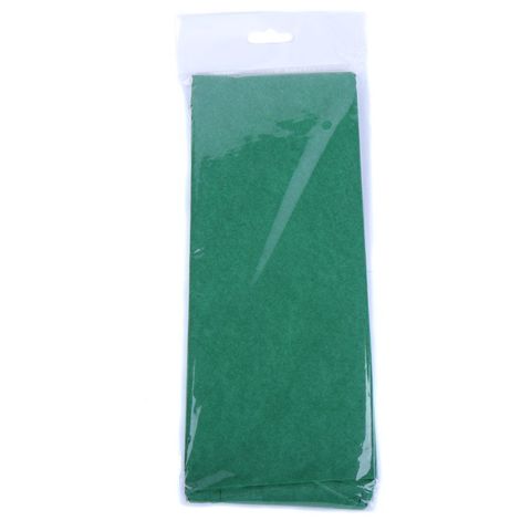 Упаковочная бумага, Тишью (76*50см), Зеленая, 10 листов.