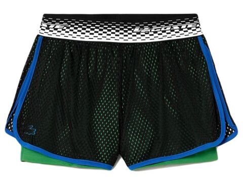 Женские теннисные шорты Lacoste Tennis Shorts With Built-In Undershorts - black