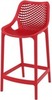 Полубарный стул Air Bar 65 см, красный