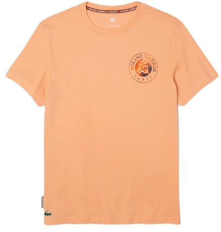 Теннисная футболка Lacoste Sport Roland Garros Edition Logo T-Shirt - orange