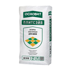 Затирка эластичная Основит Плитсэйв XC6 E бежевый 030, 20 кг