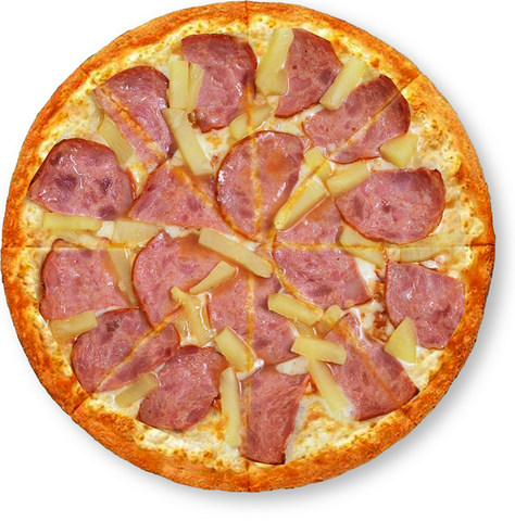 Pizza Hawaiian with Ham