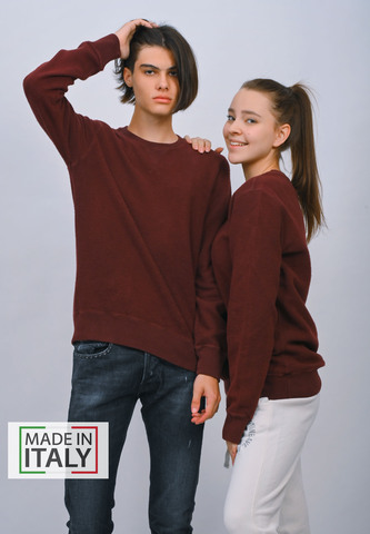 Свитшот Bowery NYC реверсный однотонный Biking Red