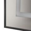 BelBagno SPC-KRAFT-555-1700-TCH-PIA-NERO Интерьерное зеркало в алюминиевой раме со встроенным светильником и сенсорным выключателем, напольное, SPC-KRAFT-555-1700-TCH-PIA-NERO, 555x1700 мм