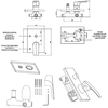 Aquanet 257157 STATIC 2.01 Встр. Смеситель c верх. и ручным душем (257157)