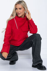 Свитшот Лори флисовый (красный) Б12556-7 LT Collection