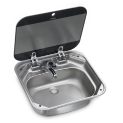 Раковина со стеклянной крышкой Dometic SNG 4237