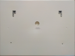 ЗЕРКАЛО  LED 060 PRO 80*60, С ПОДСВЕТКОЙ, АНТИЗАПОТЕВАНИЕ, ЧАСЫ