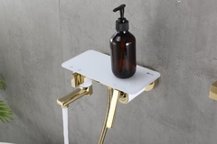 Смеситель для ванны с поворотным изливом Lemark Mista - LM6414WG