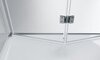 BelBagno ALBANO-ASH-1-100/90-C-Cr Душевой уголок с одной складывающейся дверью и одной неподвижной секцией. Стекло 6 мм, прозрачное, хром