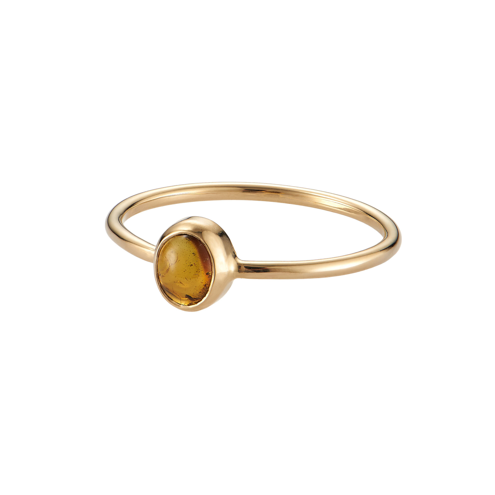 lab173 кольцо с турмалином 16 размера (лимонное золото)