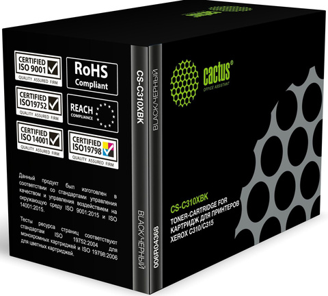 Картридж лазерный Cactus CS-C310XBK 006R04368 черный (8000стр.) для Xerox C310/C315