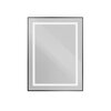 BelBagno SPC-KRAFT-1400-800-SENS-AL Зеркало в алюминиевой раме со встроенным светильником и сенсорным выключателем по периметру рамы, SPC-KRAFT-1400-800-SENS-AL, 1400x800x32 мм