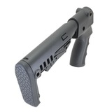 Пластиковый приклад МР-133, -153, DLG Tactical черный