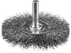 ЗУБР 63 мм, витая, стальная проволока 0.3 мм, щетка дисковая для дрели, Профессионал (35198-063)