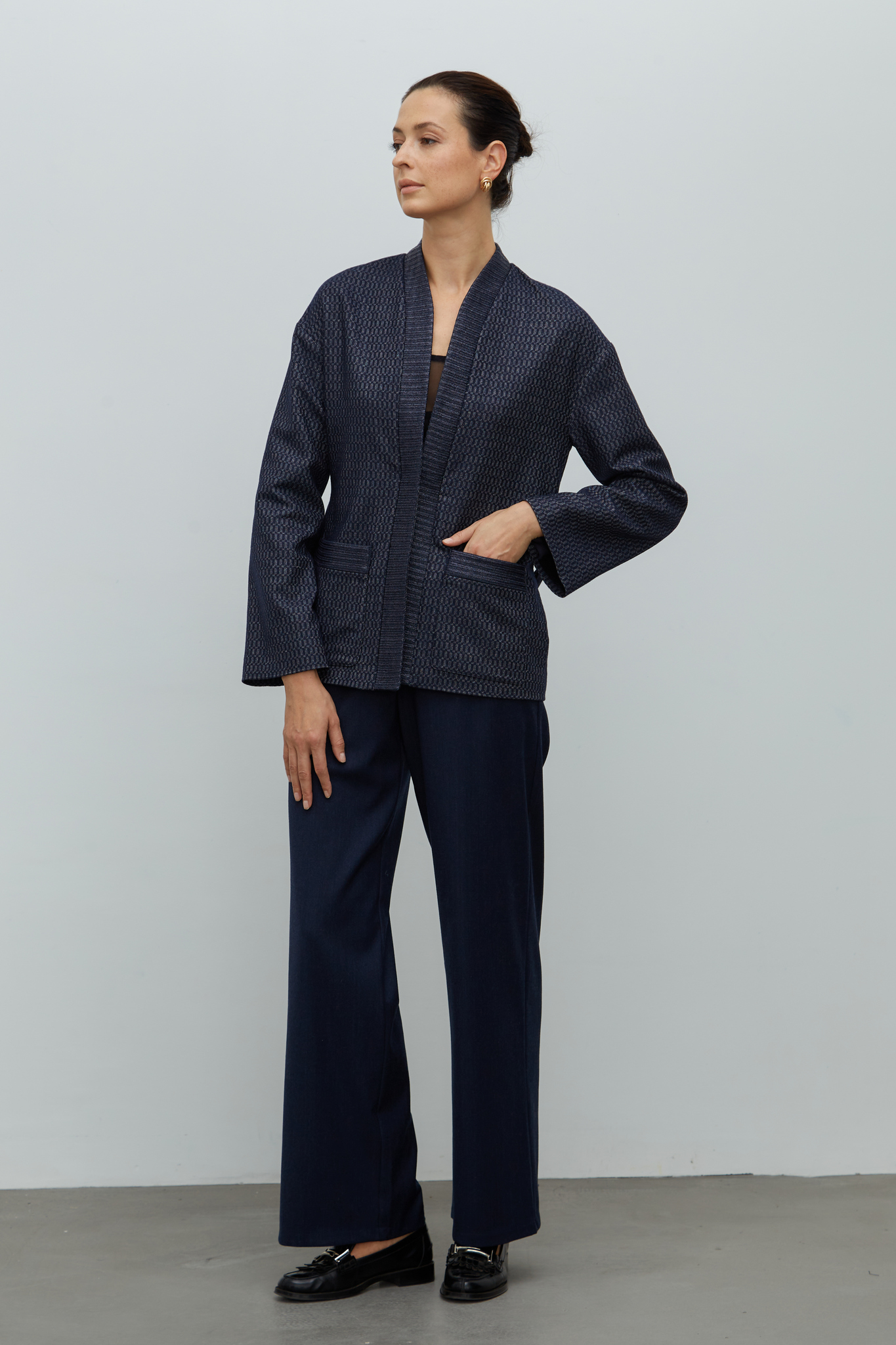 Жакет кимоно Армани синее – купить за 13 200 ₽ | CLASSY brand