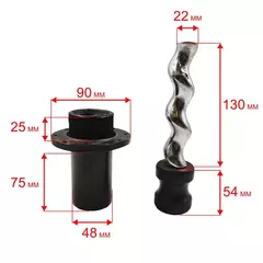 Шнек QUATTRO ELEMENTI ELICA800 +обойма (246-999-009)