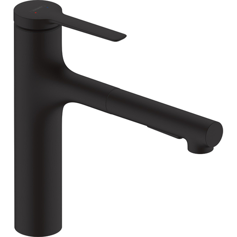 Hansgrohe Zesis M33 74801670 Смеситель для кухни, черный матовый