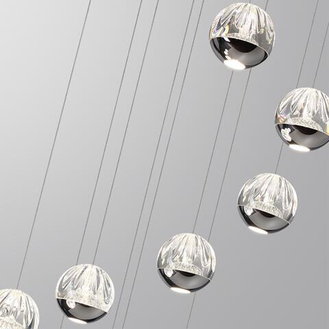 Подвесной светодиодный светильник Odeon Light SONO 5100/60L