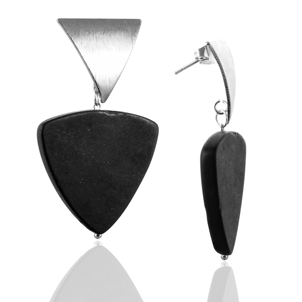 Серьги из шунгита