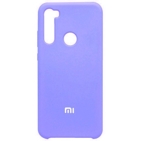 Силиконовый чехол Silicone Cover для Xiaomi Redmi Note 8 (Сиреневый)