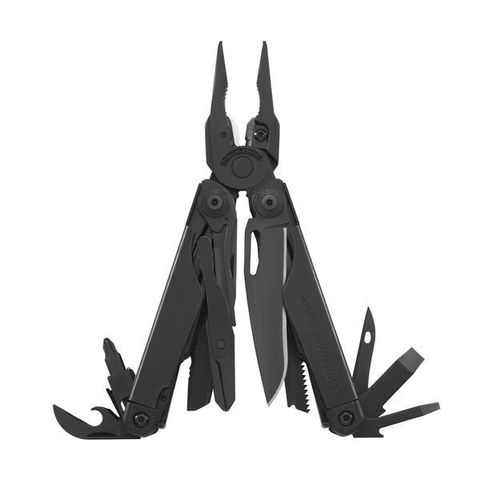 Мультитул Leatherman Surge Black, нейлоновый чехол, 21 функция (831334) цвет чёрный | Multitool-Leatherman.Ru