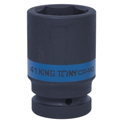 KING TONY (843541M) Головка торцевая ударная глубокая шестигранная 1", 41 мм