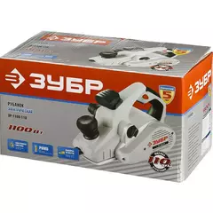 ЗУБР 1100 Вт, 110 мм, электрический рубанок (электрорубанок) (ЗР-1100-110)