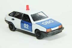 VAZ-2109 Lada Samara hatchback 5-doors OVO private security Agat Mossar Tantal 1:43