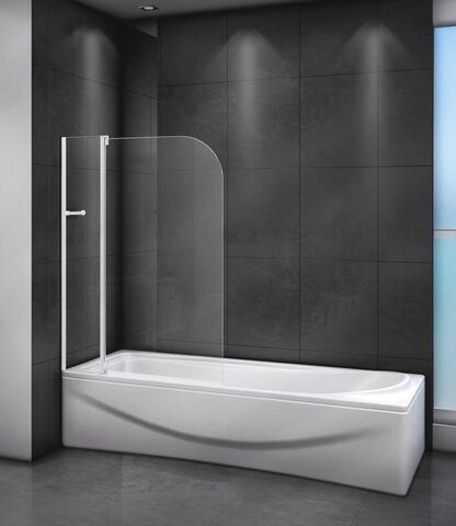 Шторка на ванну Cezares RELAX-V-11 RELAX-V-11-100/140-C-Bi