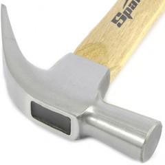 Молоток-гвоздодер СПАРТА 450г 27мм с деревянной ручкой в интернет-магазине ЯрТехника