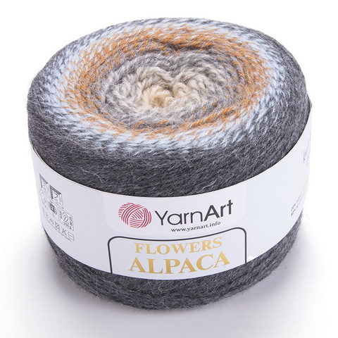 Пряжа Flowers Alpaca Yarnart 440