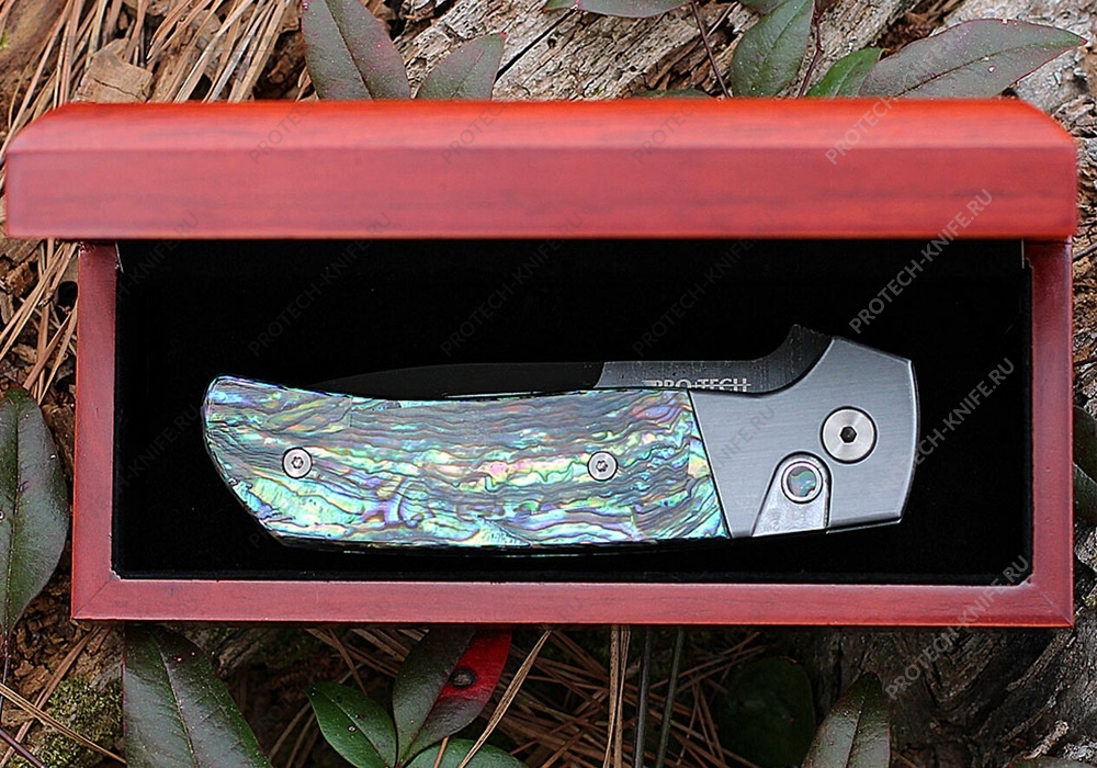 Нож Pro-Tech Terzuola ATCF Custom Abalone Damascus - фотография 
