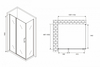 Abber Sonnenstrand AG04110S-S100 Душевой уголок, 110x100x195, цвет: хром