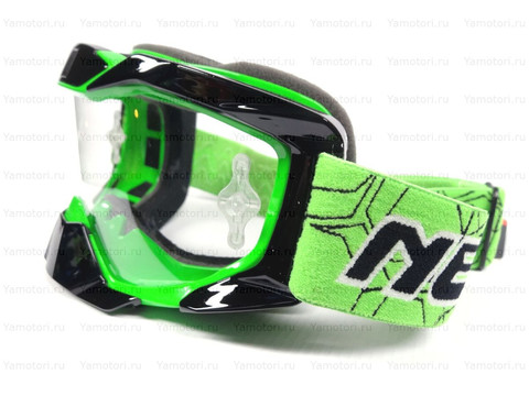 Кроссовые мото очки NENKI, зелёные