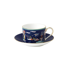 Чайная пара 150мл Wedgwood Wonderlust синяя