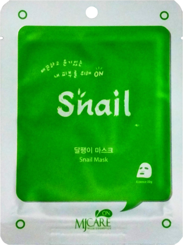 Mijin Mj Care Маска тканевая улиточная Mj Care Snail Mask