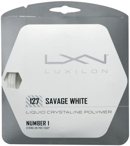 Теннисные струны Luxilon Savage White 127 (12,2 m)