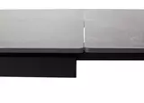 фото 1 Стол FORIO 160 MATT BLACK MARBLE SOLID CERAMIC / BLACK, DISAUR на profcook.ru
